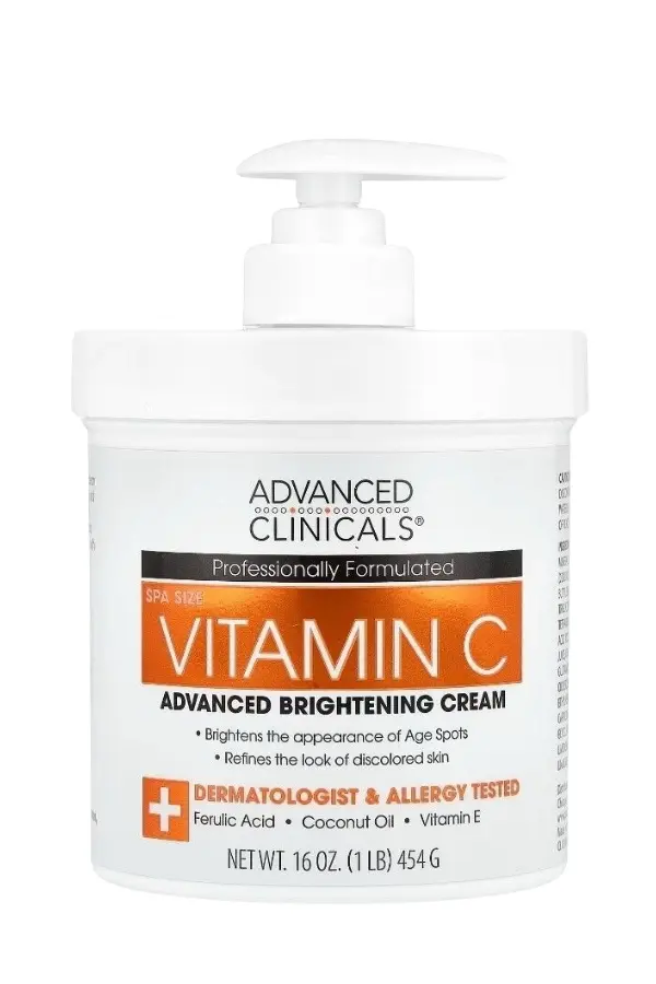 Advanced Clinicals Brightening Vitamin C Cream
