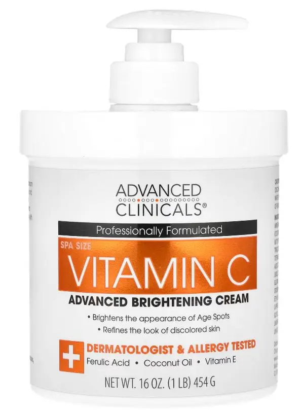Advanced Clinicals Brightening Vitamin C Cream
