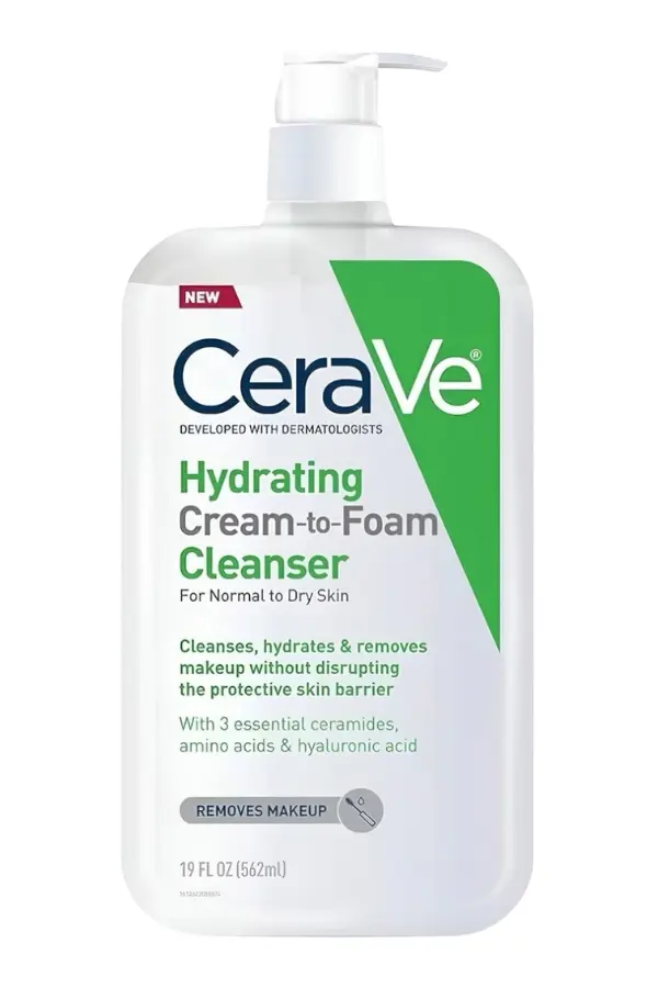CeraVe Hydrating Cream-to-Foam Cleanser